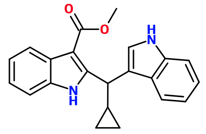 (image for) MC085514 Methyl 2-[cyclopropyl(1H-indol-3-yl)methyl]-1H-indole-3-carboxylate  